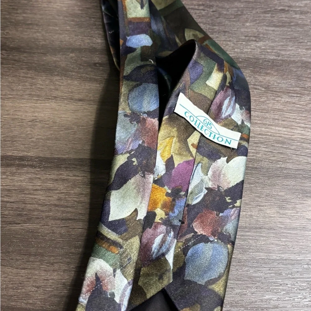 Collection B Dark Camouflage Tie